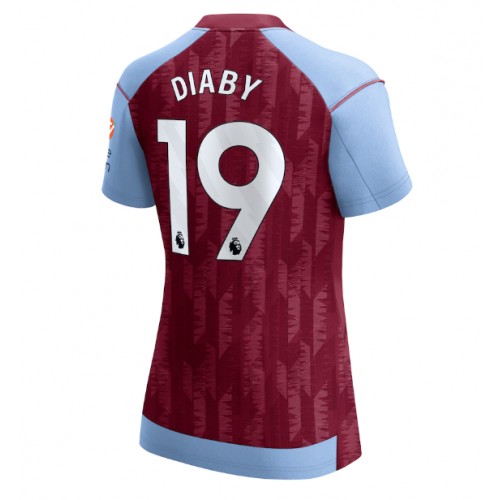 Fotbalové Dres Aston Villa Moussa Diaby #19 Dámské Domácí 2023-24 Krátký Rukáv